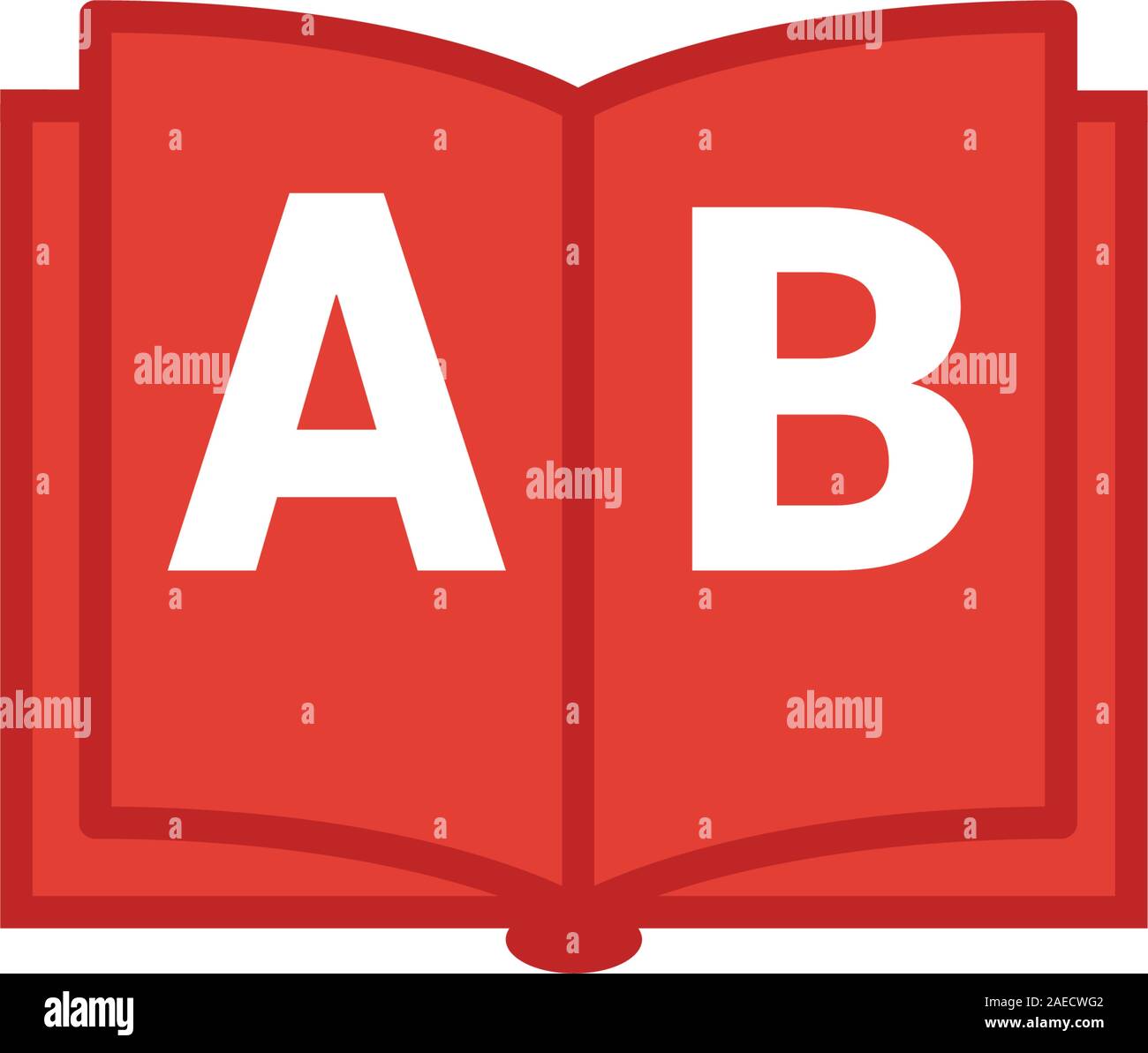 Alphabet icon. Simple element from school icons collection. Creative ...