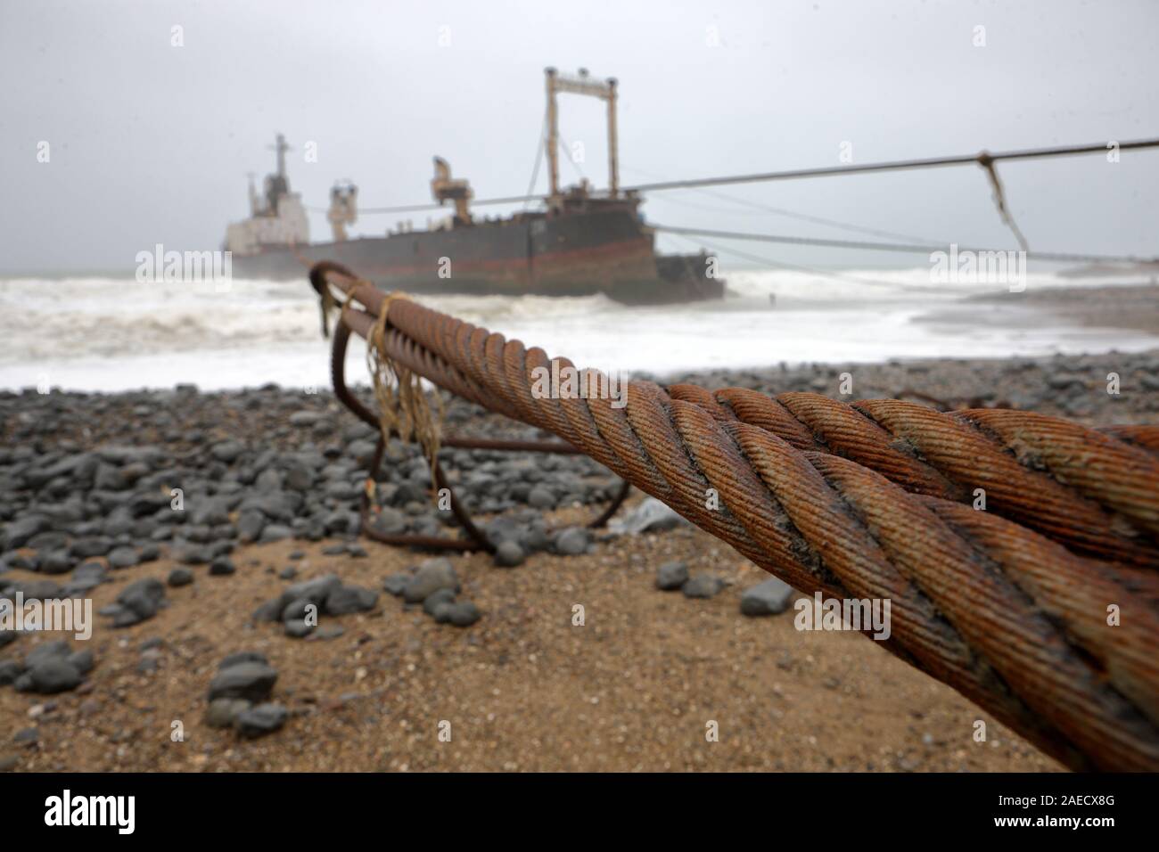 Gadani -  Third largest ship-breaking yard in the world, Located in Karachi Pakistan. Stock Photo