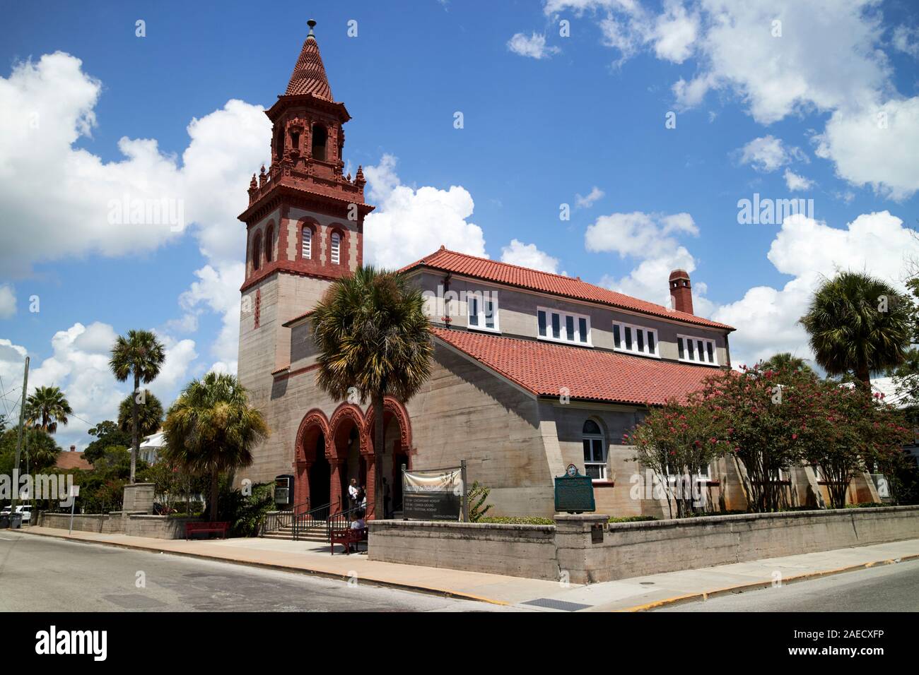 grace united methodist church st augustine florida usa Stock Photo - Alamy