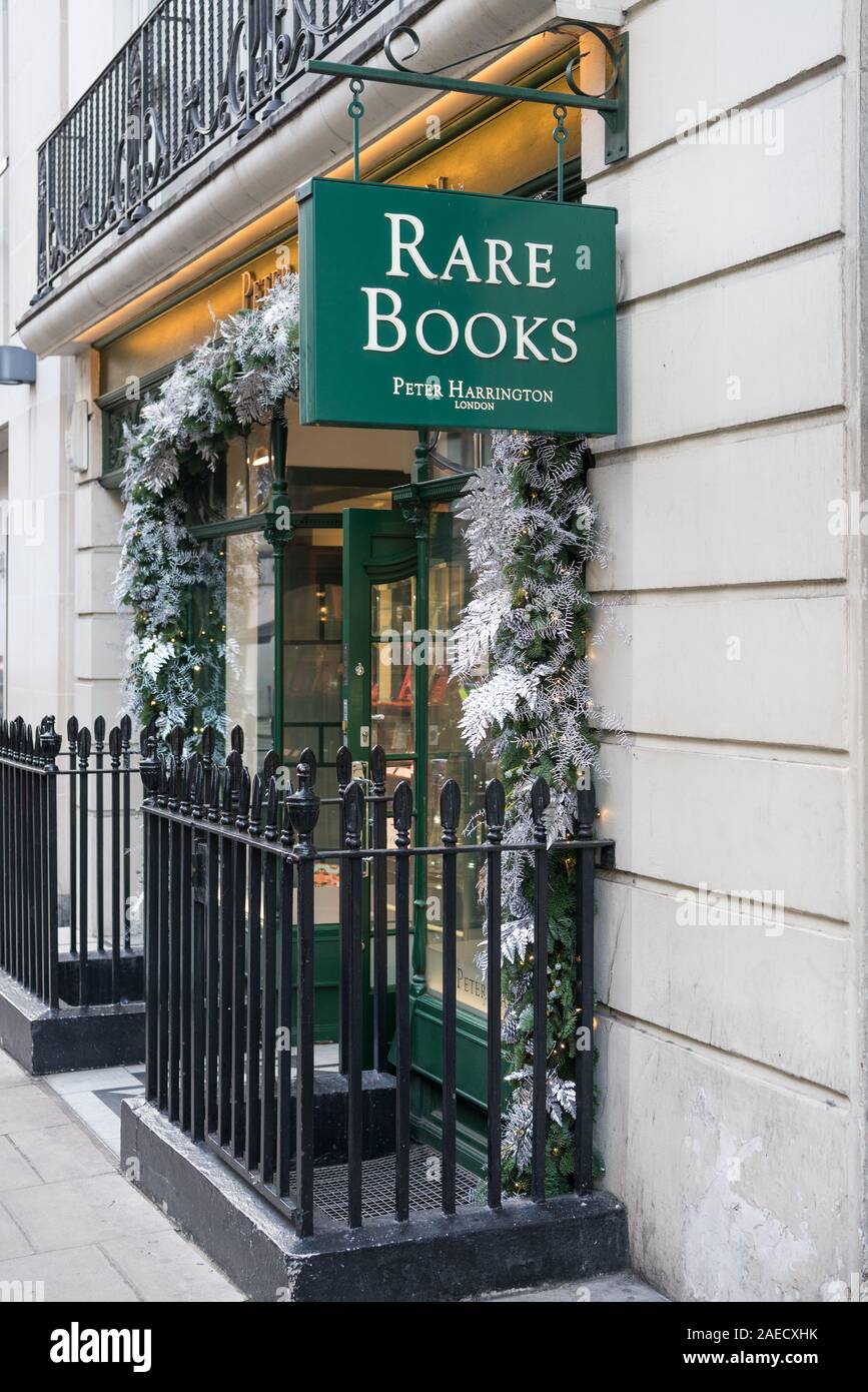Peter Harrington bookshop in Dover Street, Mayfair, London, England, UK  Stock Photo - Alamy