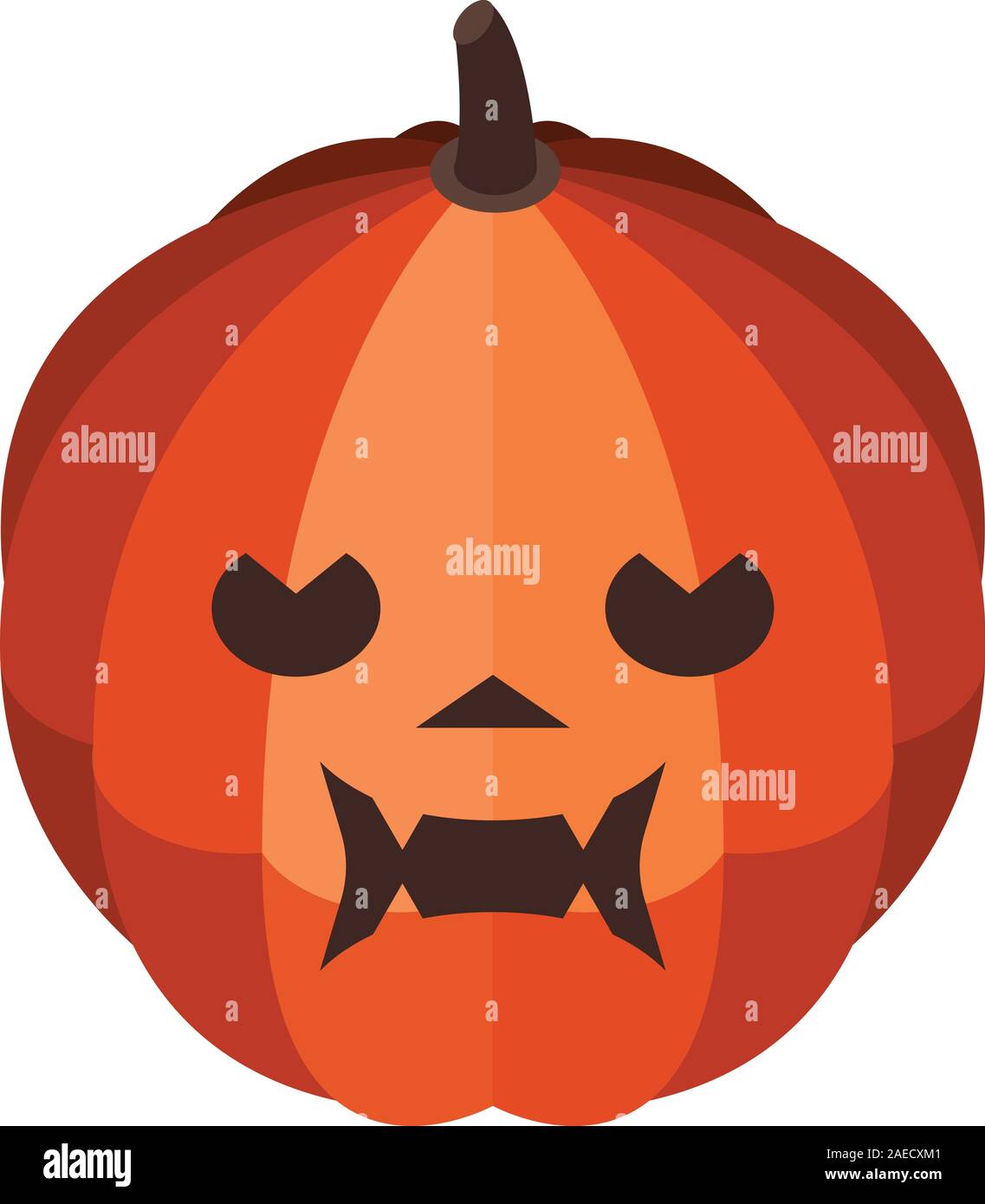 Squash pumpkin icon, isometric style Stock Vector