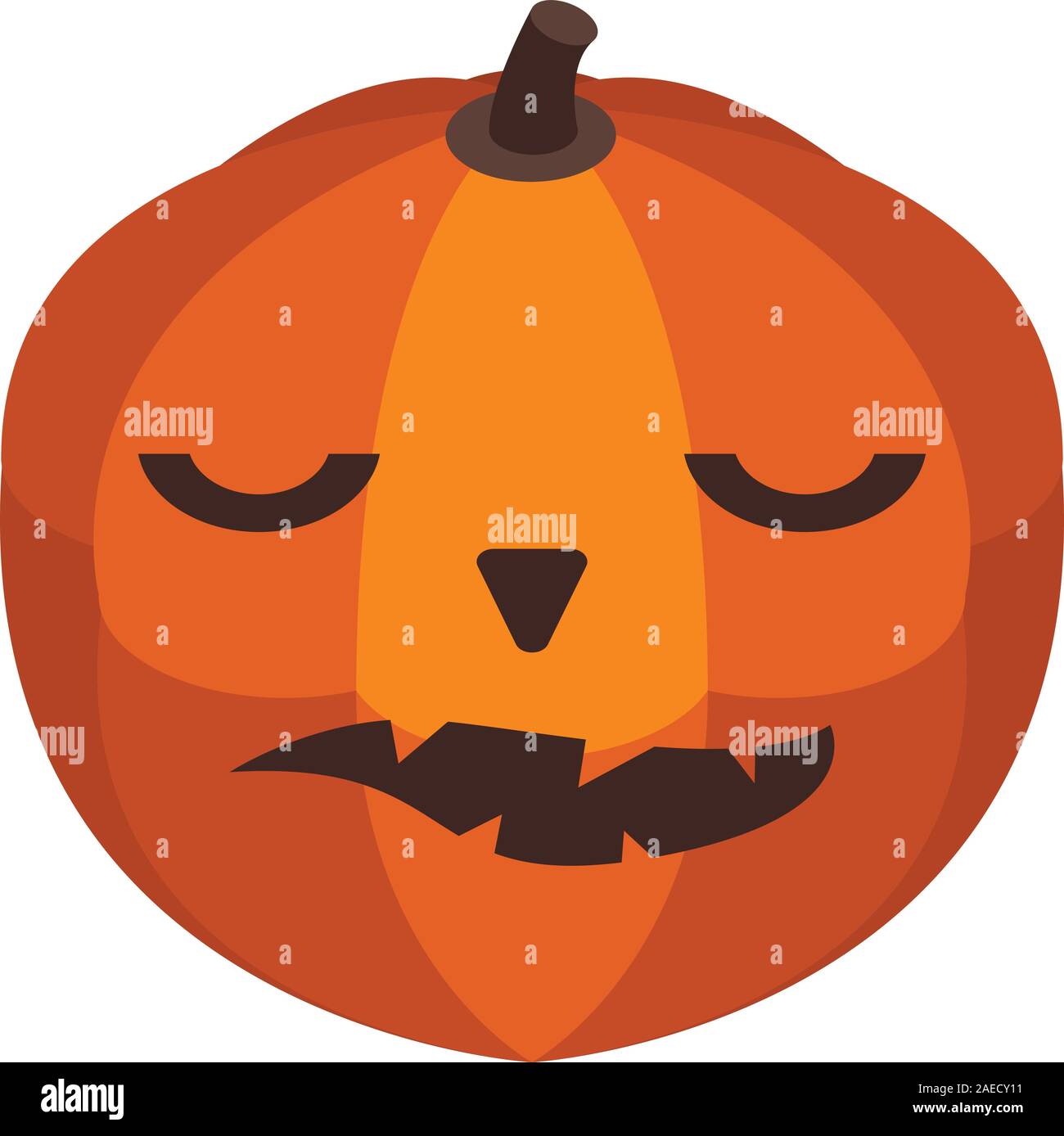 Pumpkin icon, isometric style Stock Vector