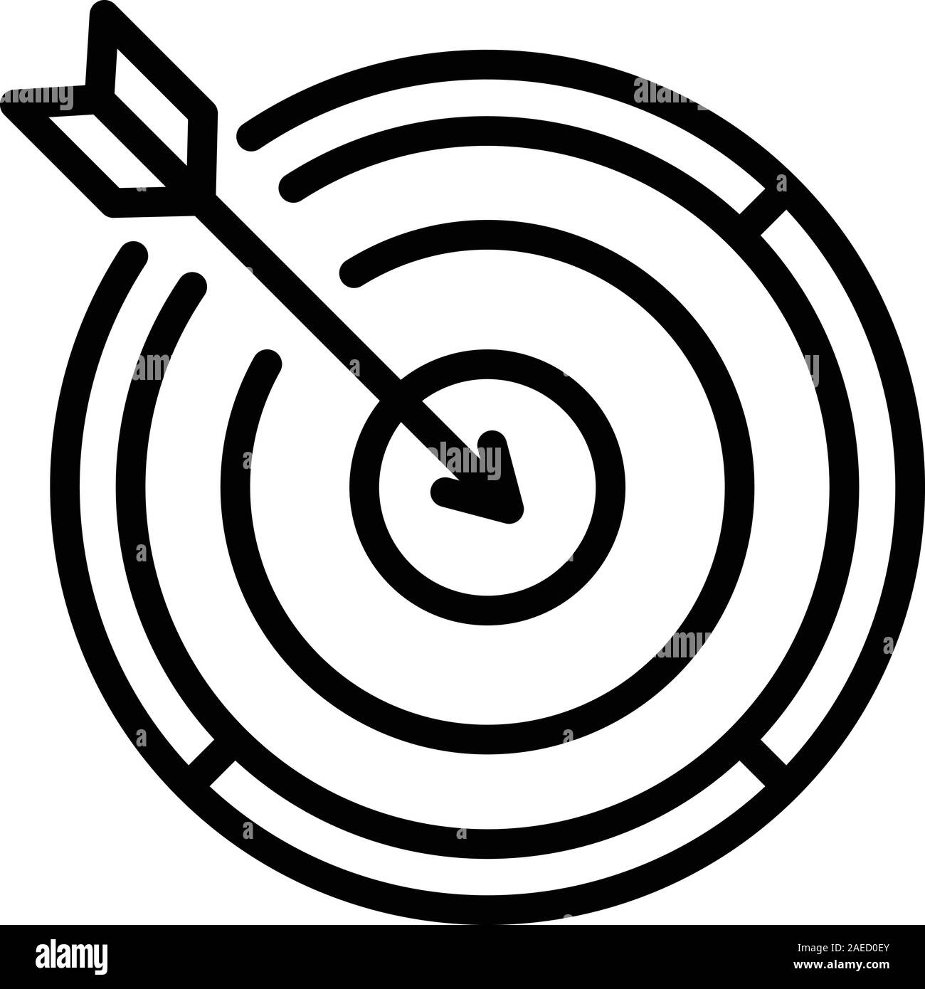Archery Archer Target Black and White Stock Photos & Images Alamy
