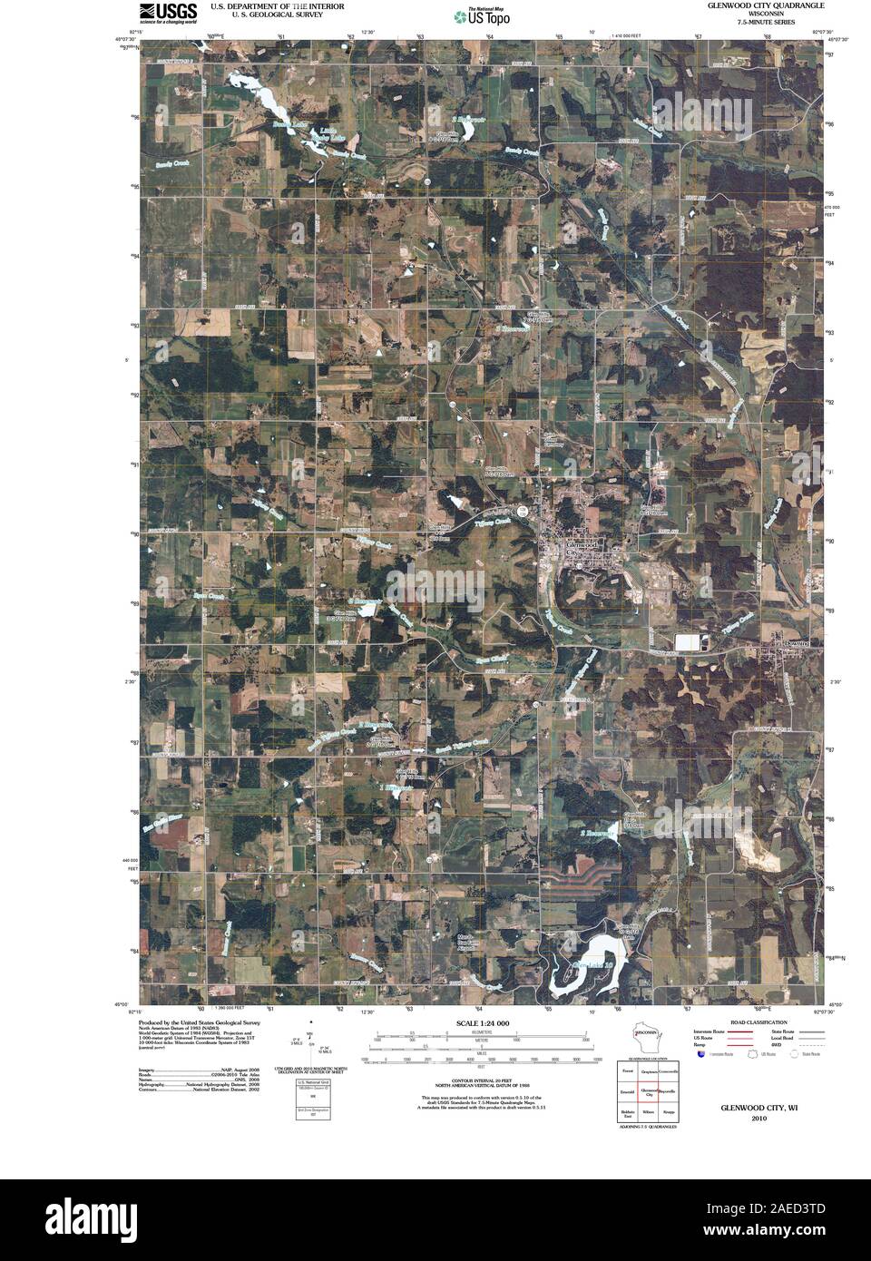 Map of glenwood city hires stock photography and images Alamy