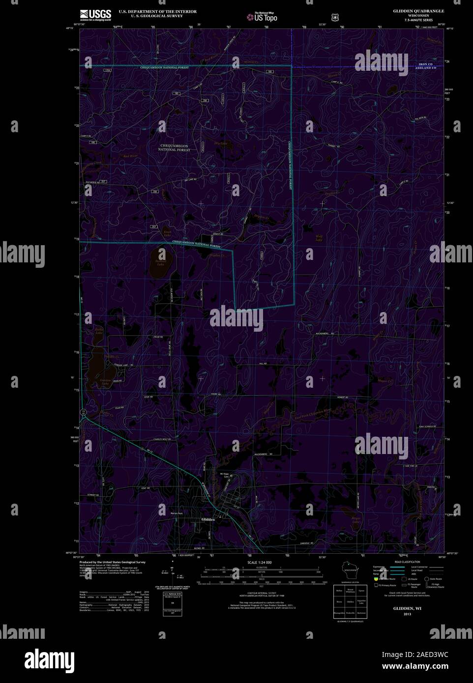 Glidden map hires stock photography and images Alamy