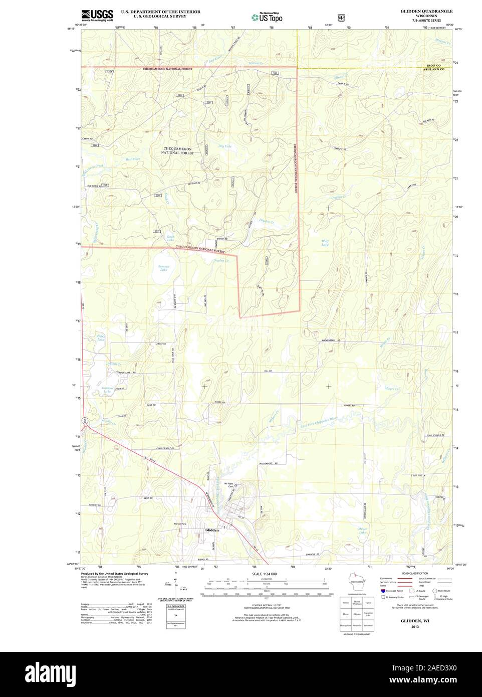 Map of glidden Cut Out Stock Images & Pictures Alamy