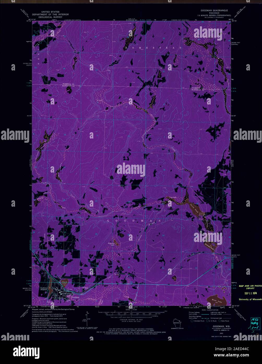 Map of goodman hires stock photography and images Alamy