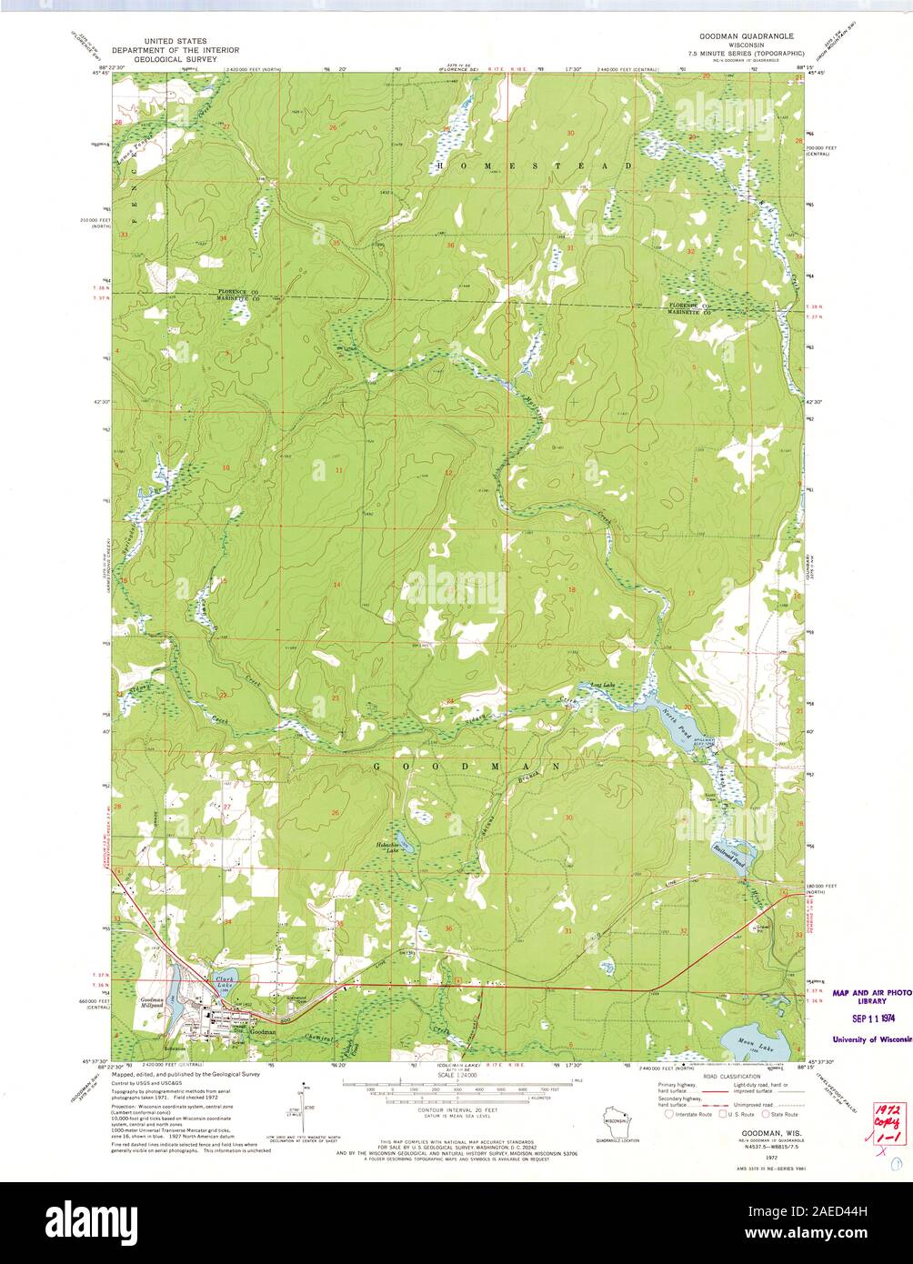 Map of goodman hires stock photography and images Alamy