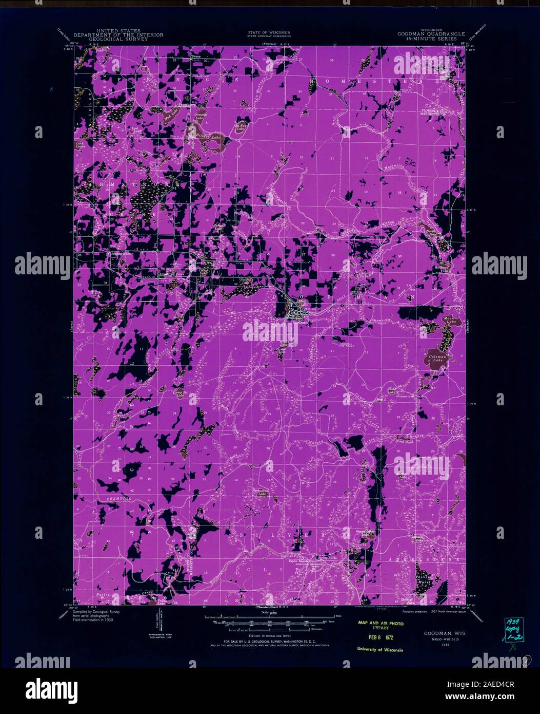 WI Goodman 503272 1939 48000 Inverted Restoration Stock Photo Alamy