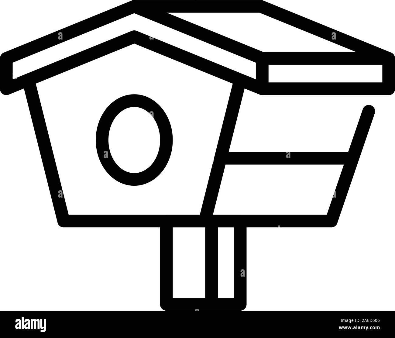 Kidergarten bird house icon, outline style Stock Vector Image & Art - Alamy