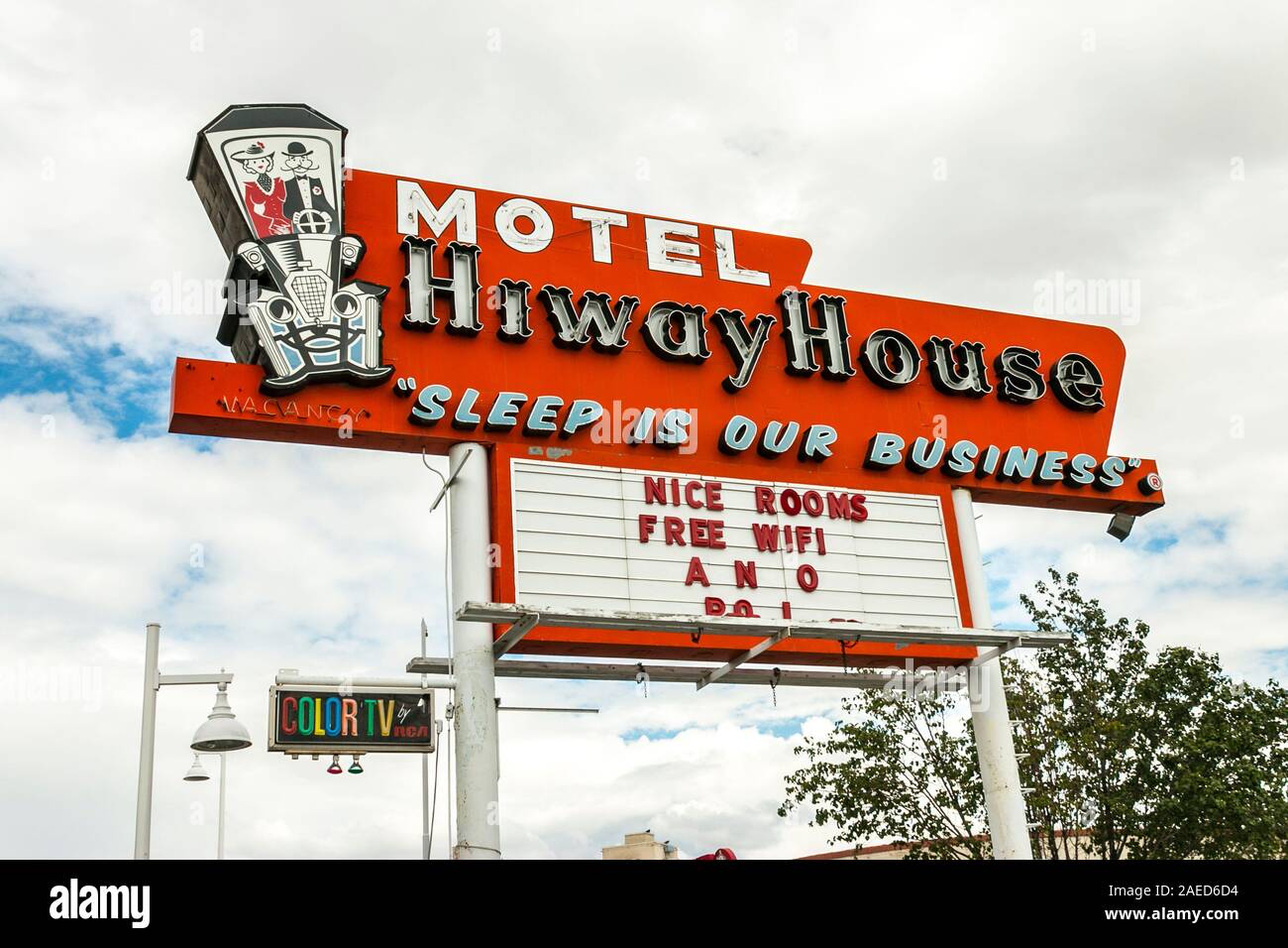 モーテル　サインあり　USA 152 66 Motel Vacancy Stock Photos, High-Res Pictures, and
