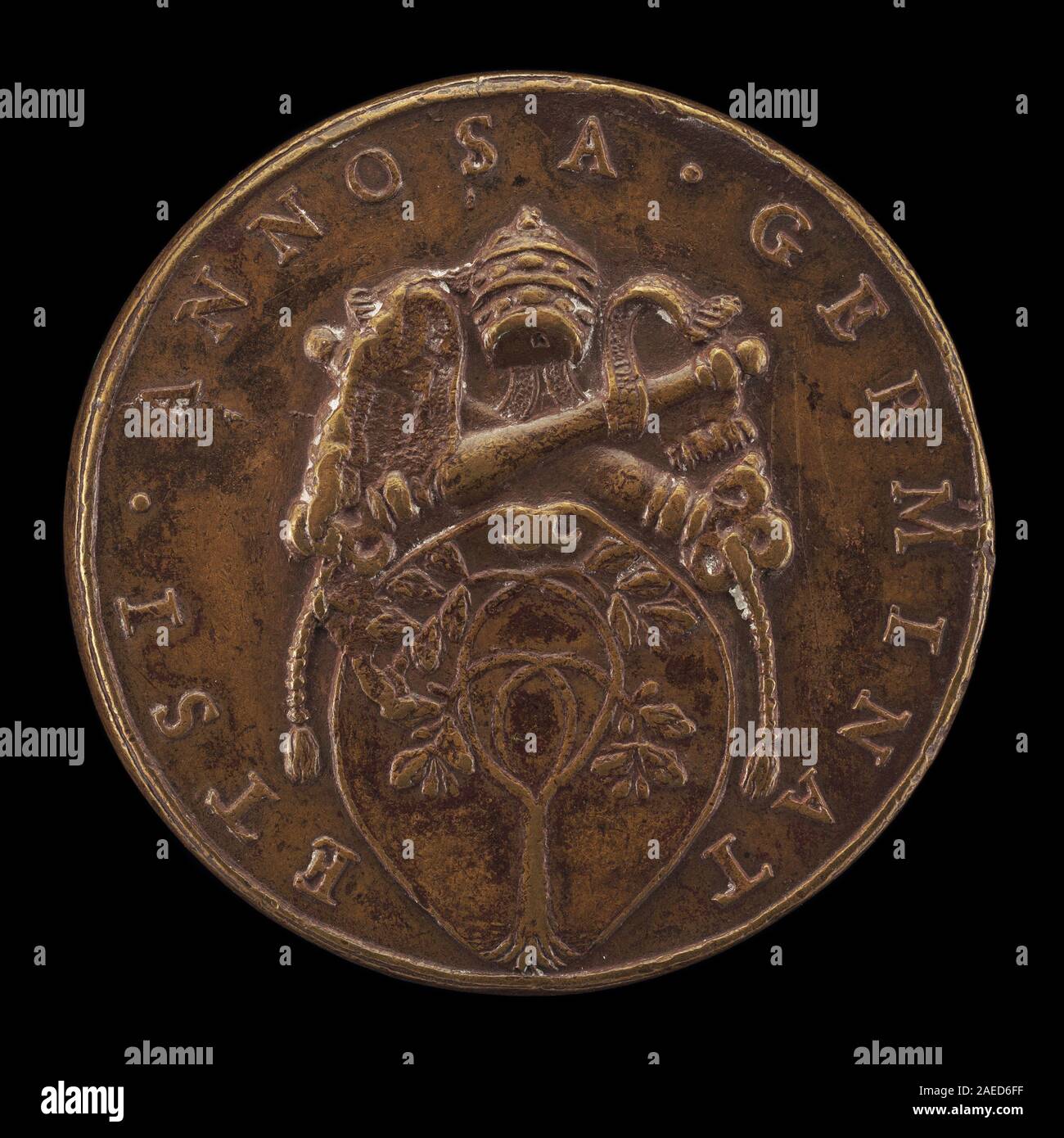 Della Rovere Shield Girolamo Paladino, Della Rovere Shield of Arms (reverse), 1667-1682 ...