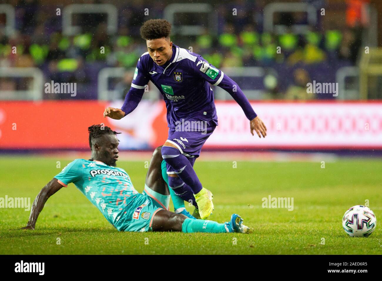 Anderlecht's Amir Murillo, Anderlecht's Killian Sardella and