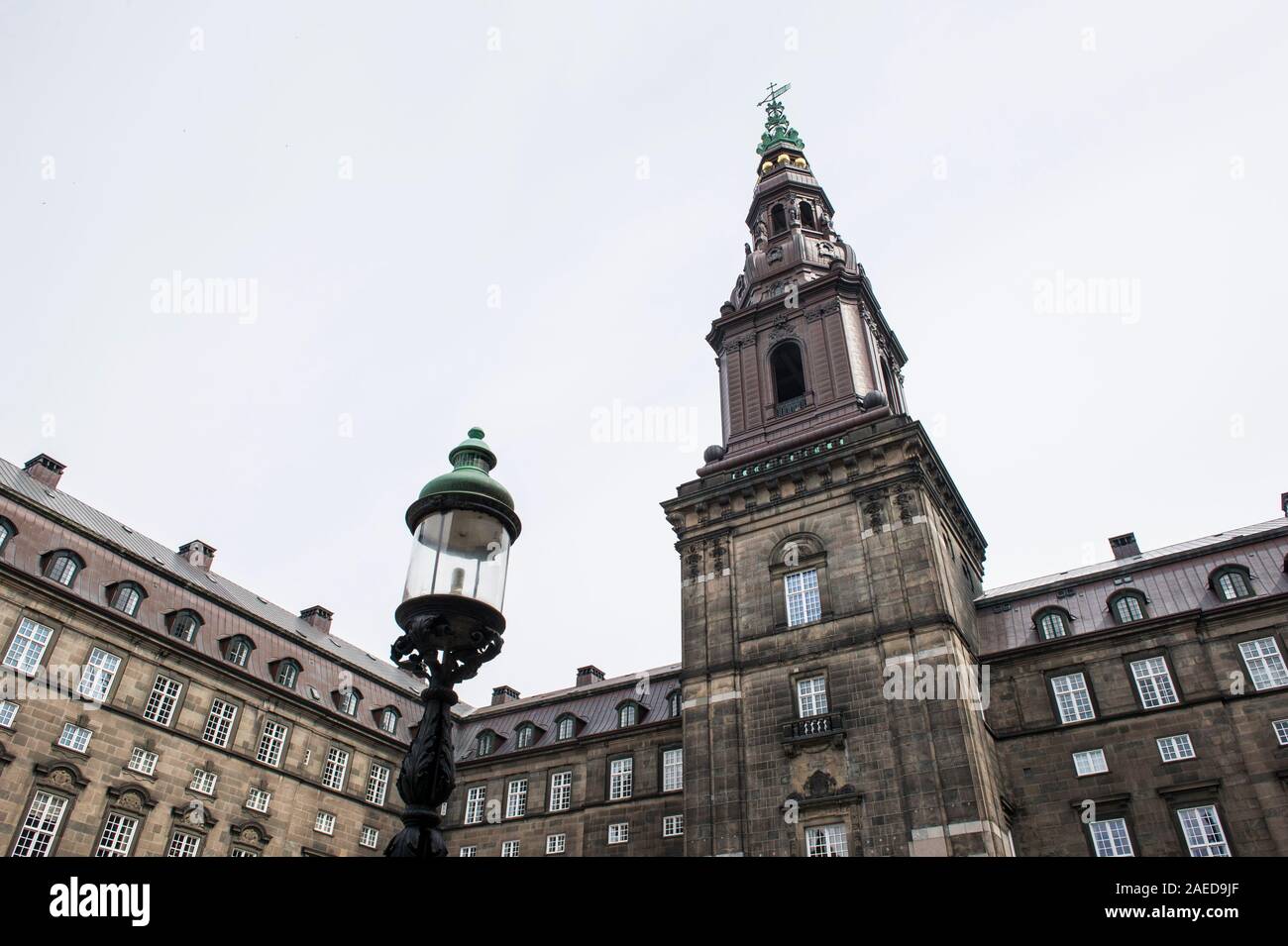 The Christiansborg Palace in Copenhagen, Denmark Stock Photo