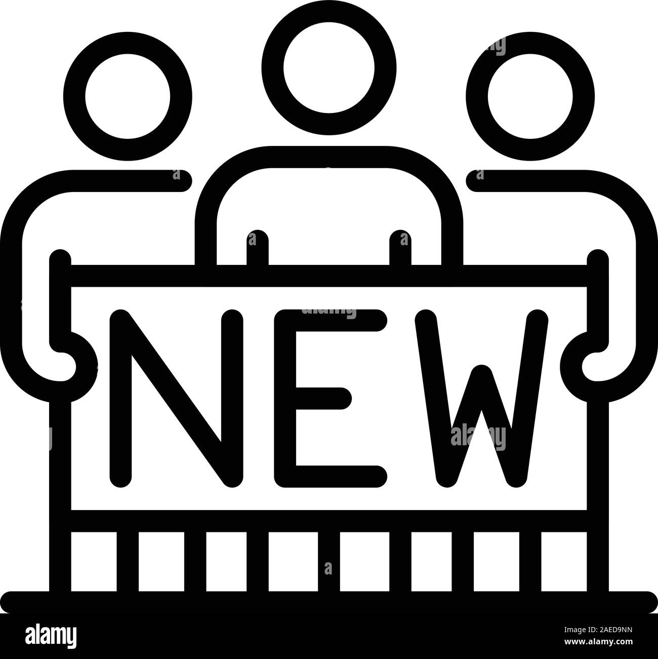 New personal campaign icon, outline style Stock Vector Image & Art - Alamy