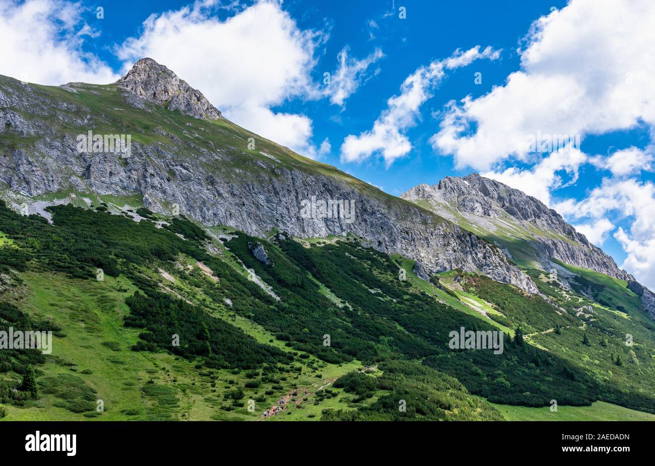 Hahntenjoch near Imst in Tirol Austria, Europe Stock Photo