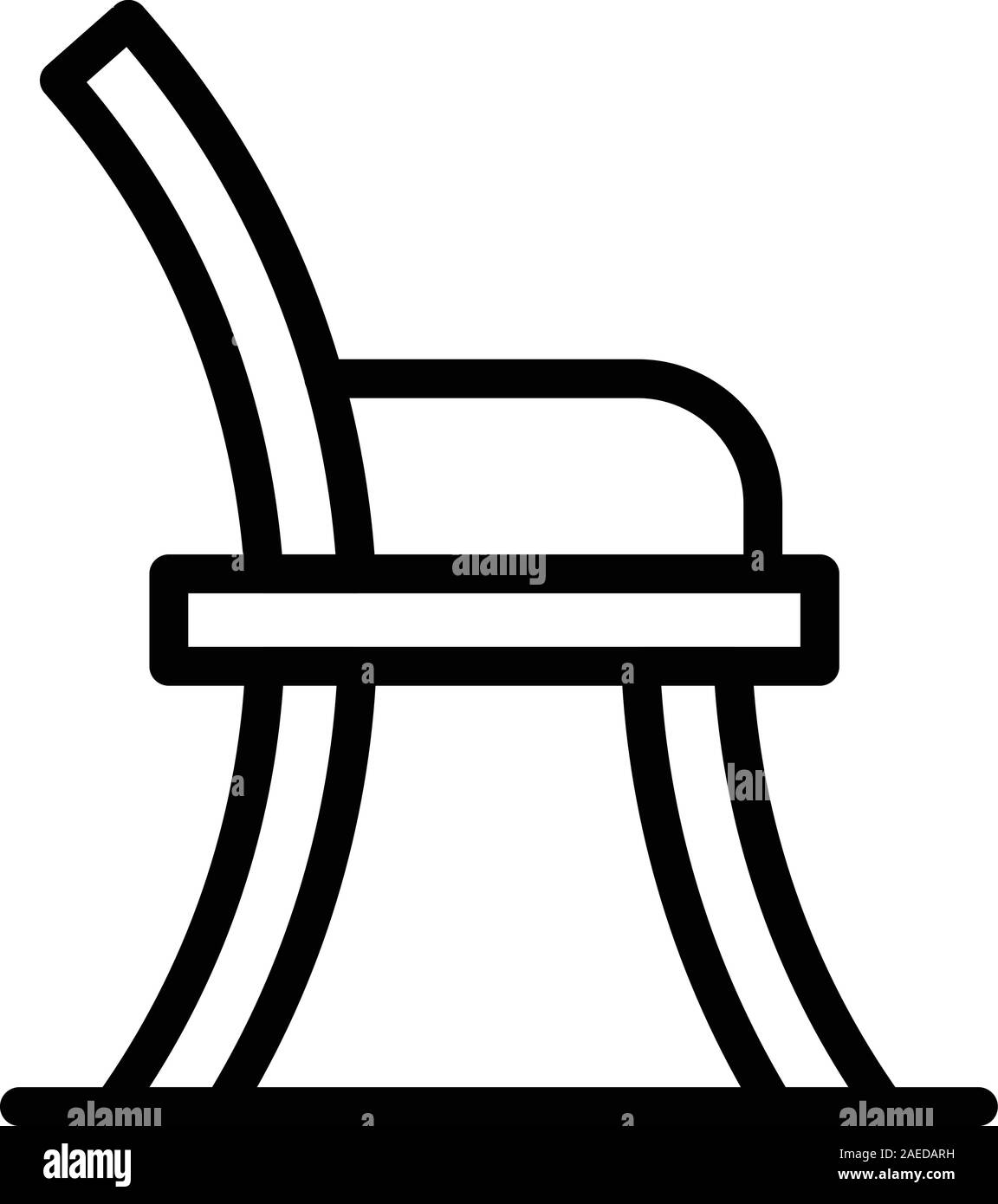 Garden chair icon, outline style Stock Vector Image & Art - Alamy