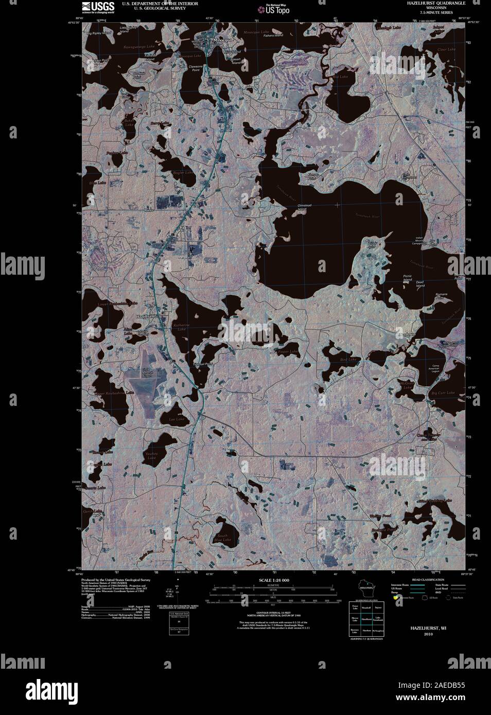 Map of hazelhurst hires stock photography and images Alamy