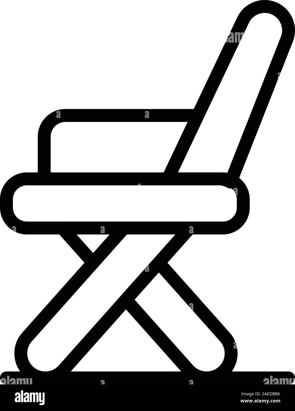 Folding office chair icon, outline style Stock Vector Image & Art - Alamy
