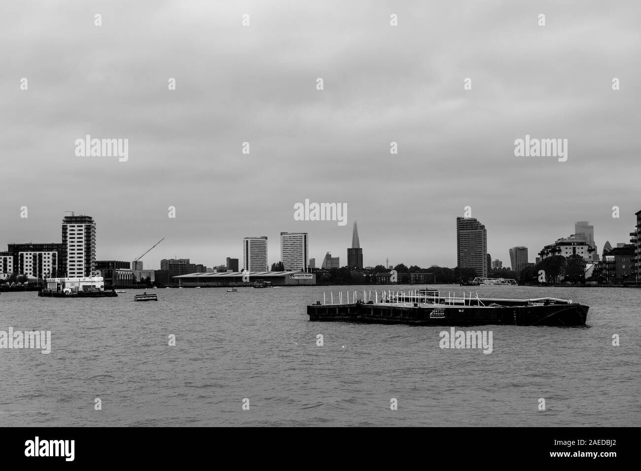 A view of London and Greenwich Stock Photo Alamy