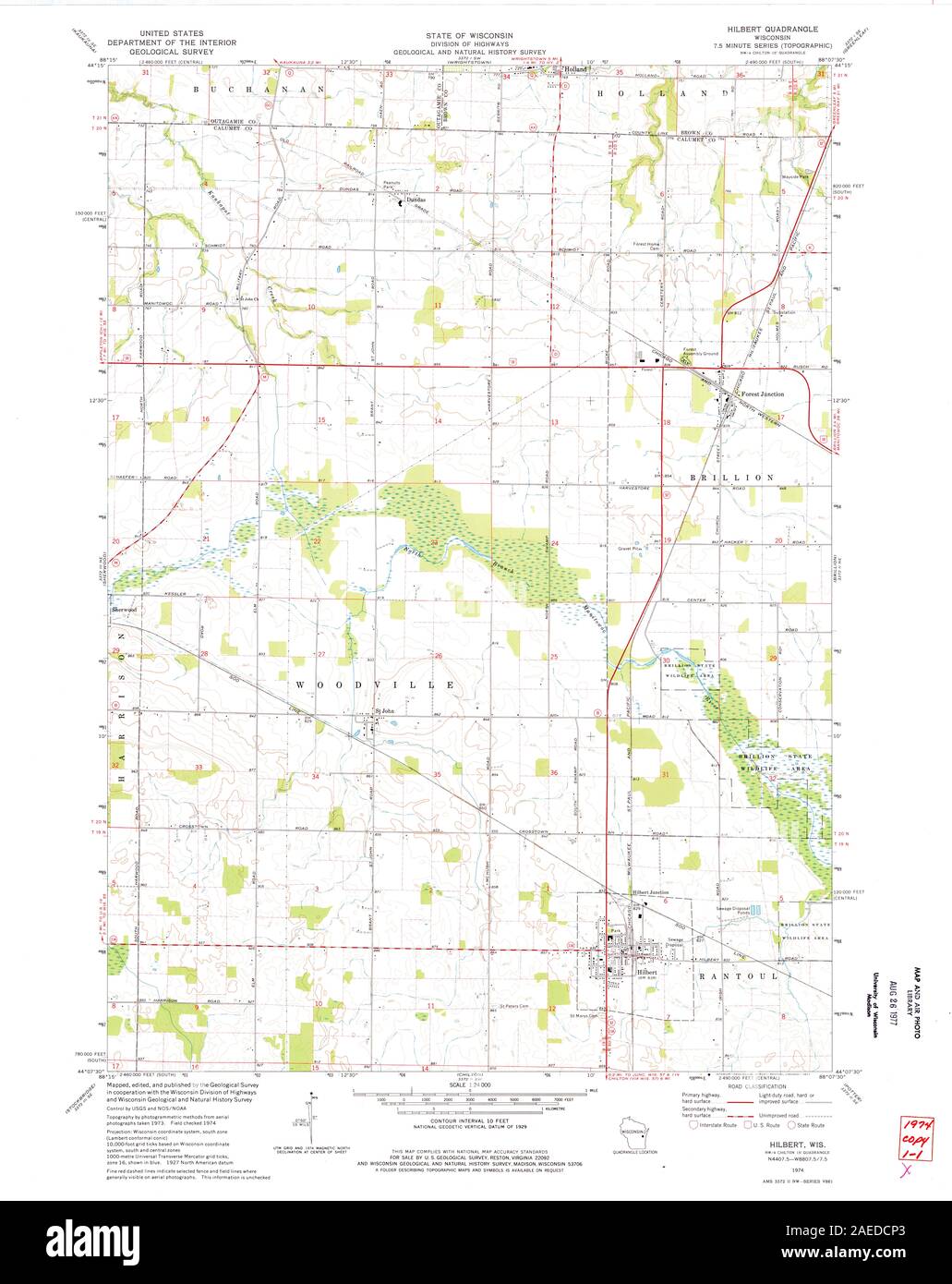 WI Hilbert 500603 1974 24000 Restoration Stock Photo Alamy