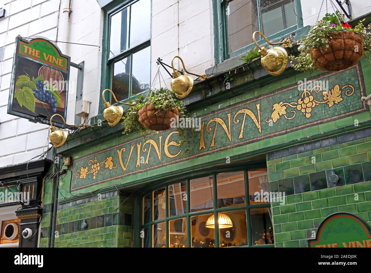 The Vine Inn,42-44, Kennedy St, Manchester,England,UK M2 4BQ Stock Photo