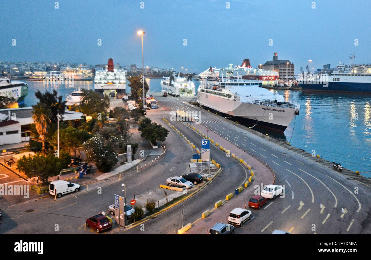 Port of Piraeus, Athens Greece Stock Photo Alamy
