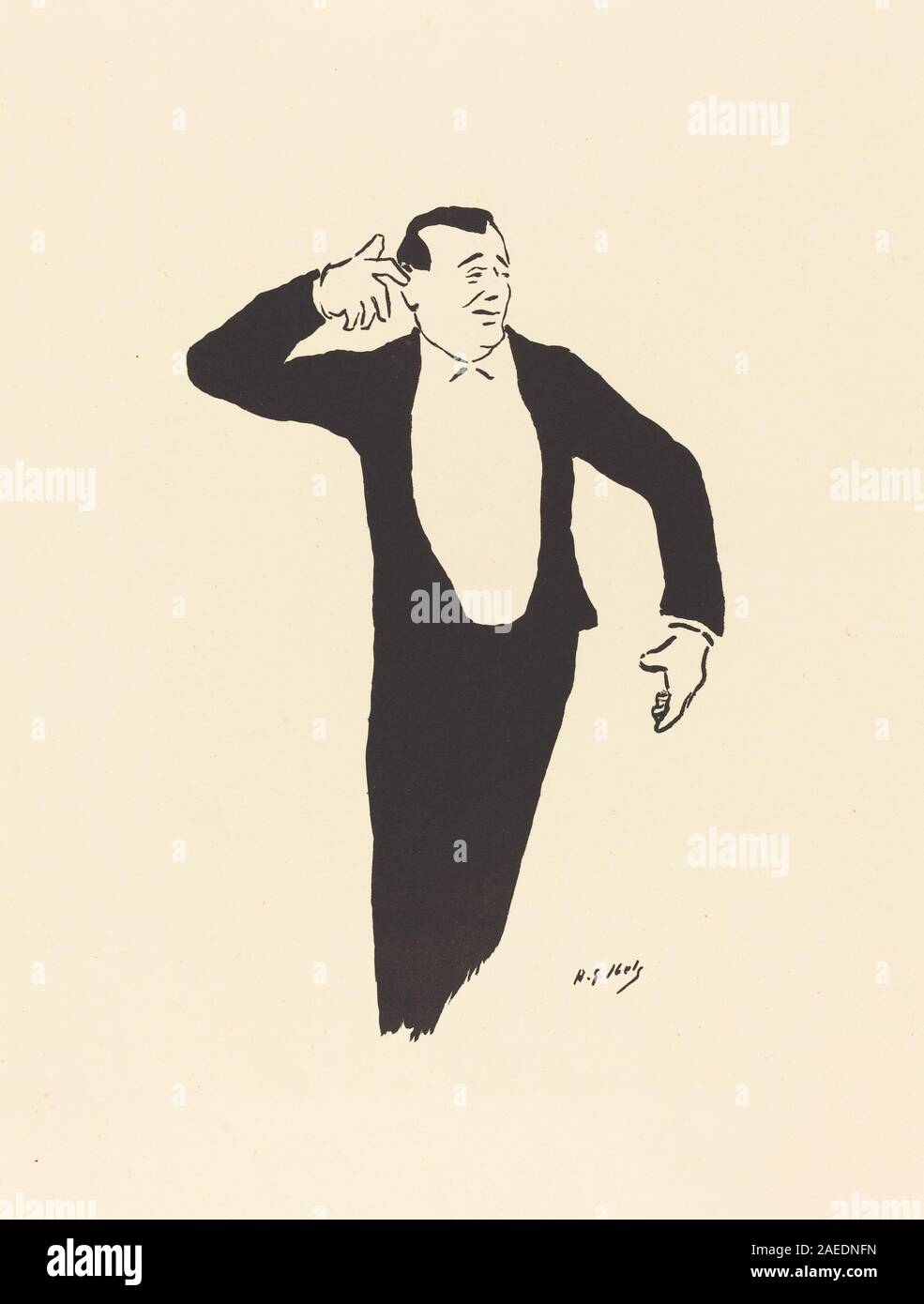 Henri-Gabriel Ibels, Singer, 1893 Singer; 1893date Stock Photo
