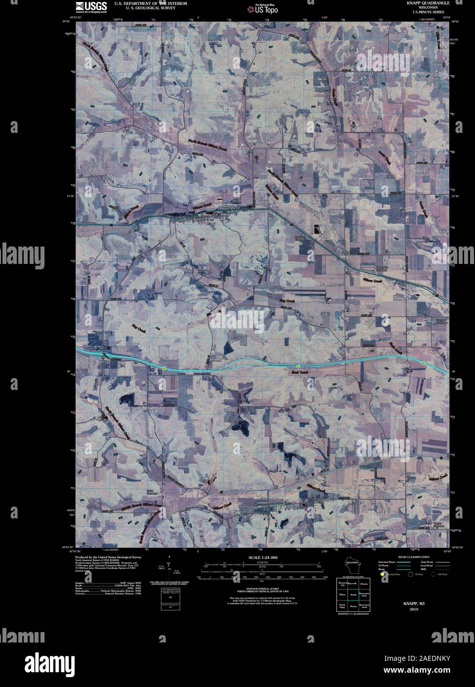 Map of knapp hires stock photography and images Alamy