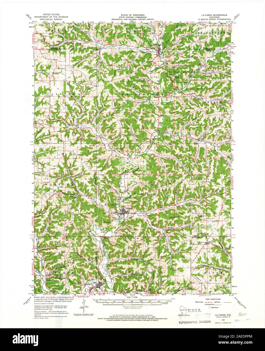 Map of la farge hires stock photography and images Alamy