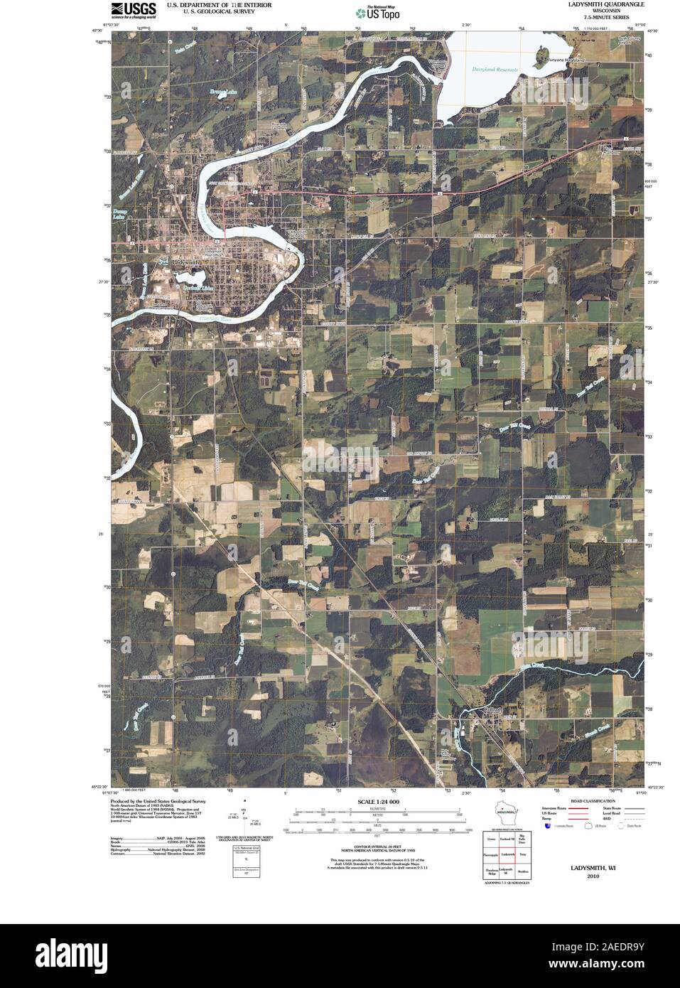 Map of ladysmith hires stock photography and images Alamy