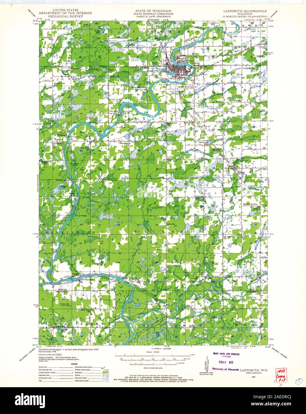 Ladysmith map hires stock photography and images Alamy