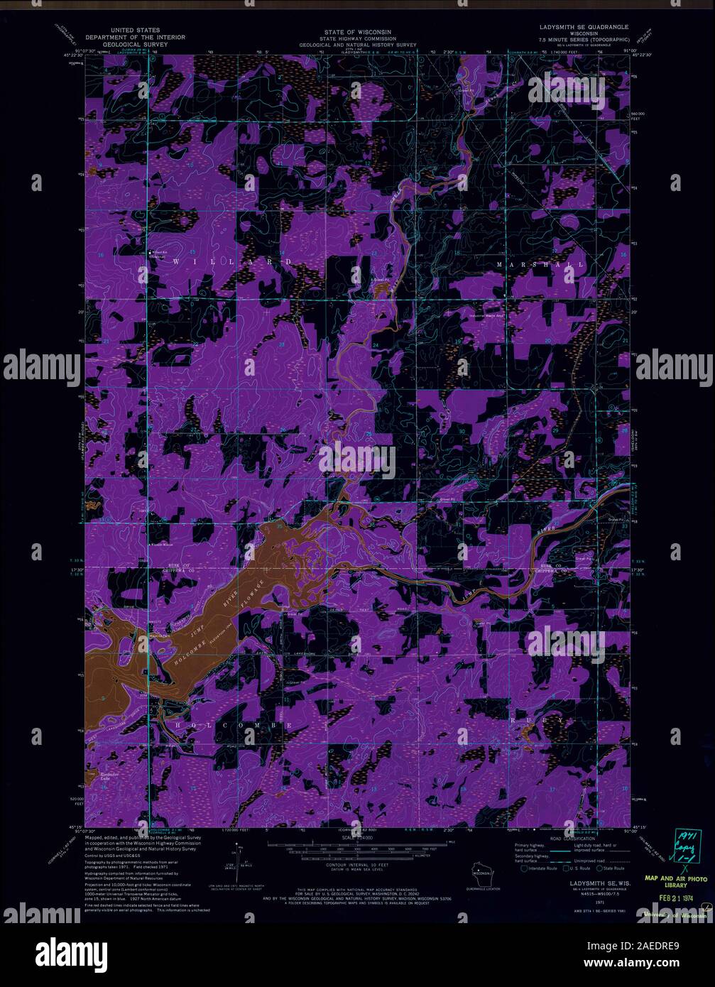 Ladysmith map hires stock photography and images Alamy