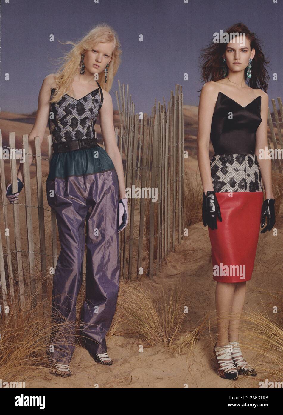poster advertising Balenciaga fashion house in paper magazine from 2012  year, advertisement, creative Balenciaga 2010s advert Stock Photo - Alamy