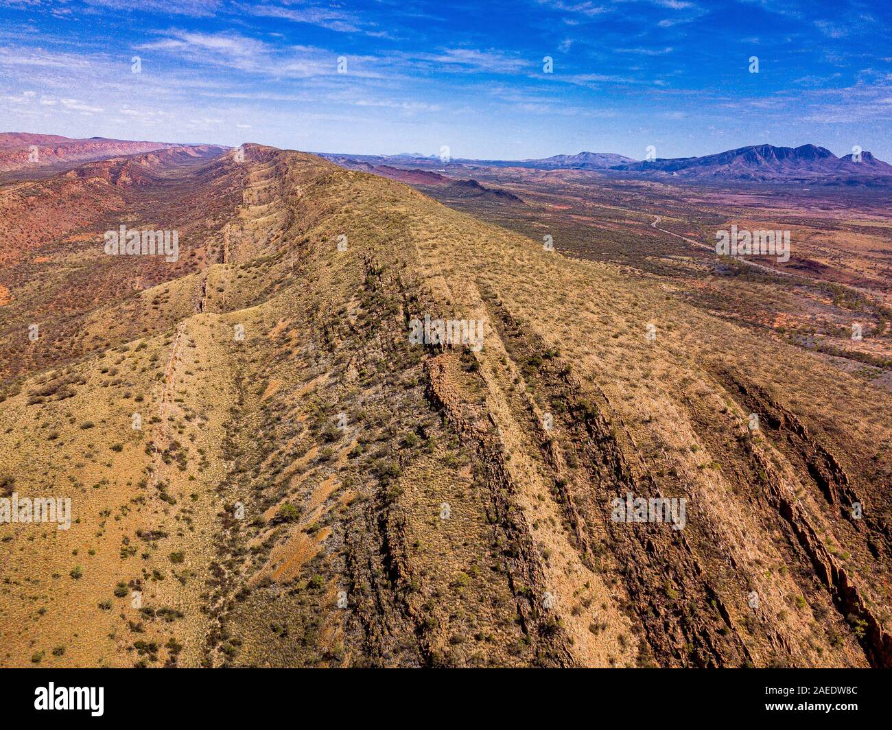 Glen Helen and the area surrounding Glen Helen Lodge taken from