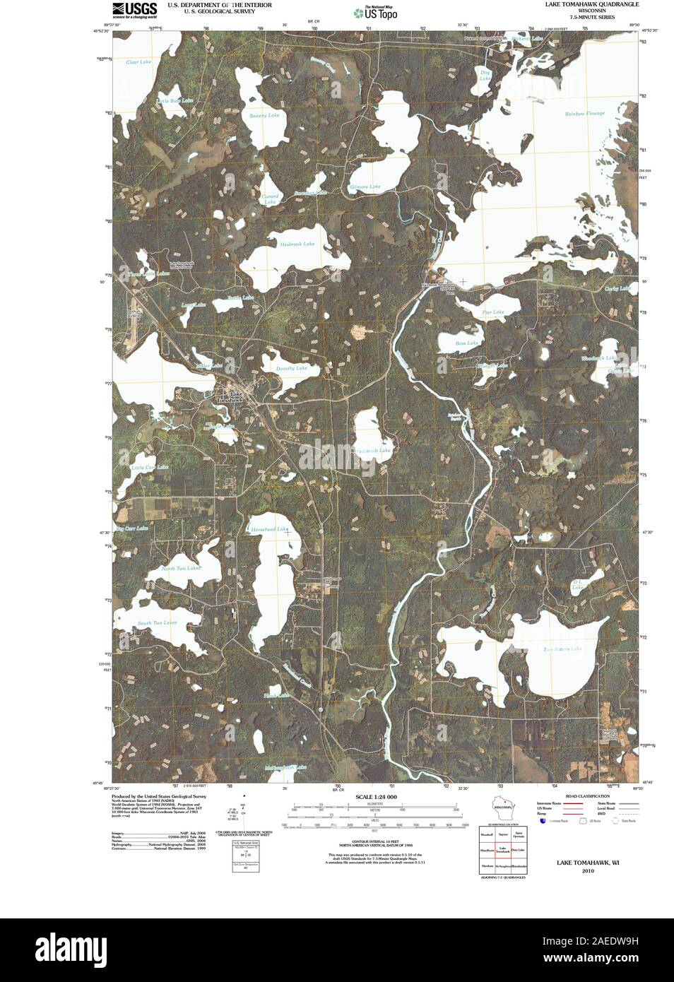 Map of tomahawk Cut Out Stock Images & Pictures Alamy