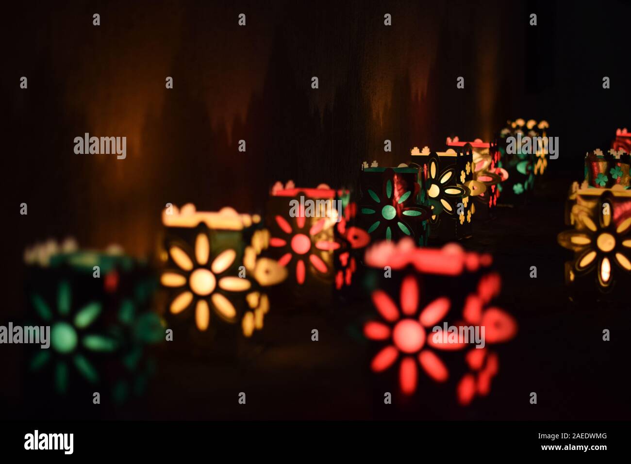 Little Candles Day (Spanish: Dia de las velitas), one of the most observed  traditional holidays in Colombia, celebrated on December 7. Cali, Colombia  Stock Photo - Alamy