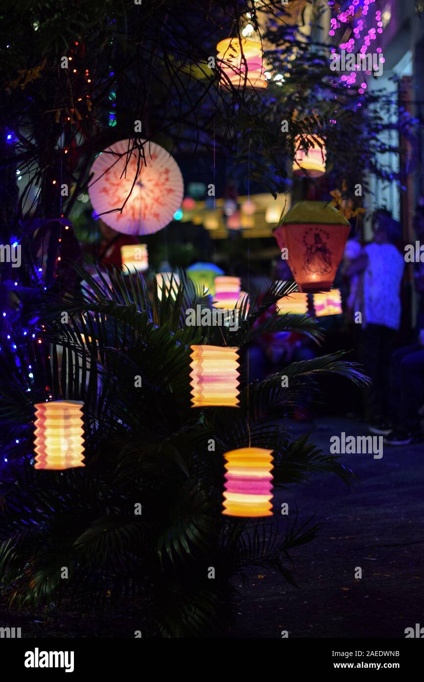 Little Candles Day (Spanish: Dia de las velitas), one of the most observed  traditional holidays in Colombia, celebrated on December 7. Cali, Colombia  Stock Photo - Alamy