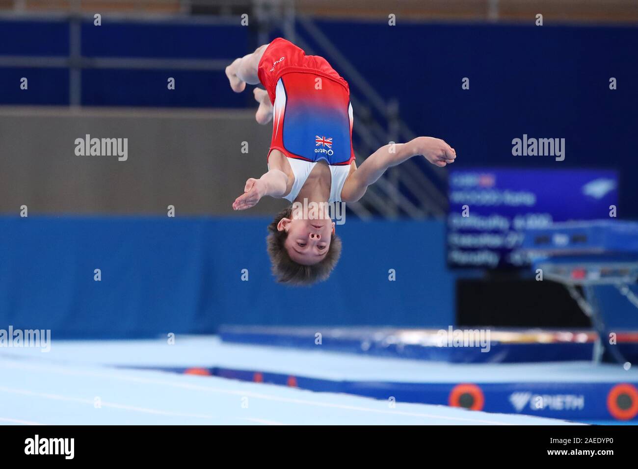 Tokyo Japan 7th Dec 2019 Singelee Tristan Gbr Trampoline 27th Fig Trampoline Gymnastics World Age Group