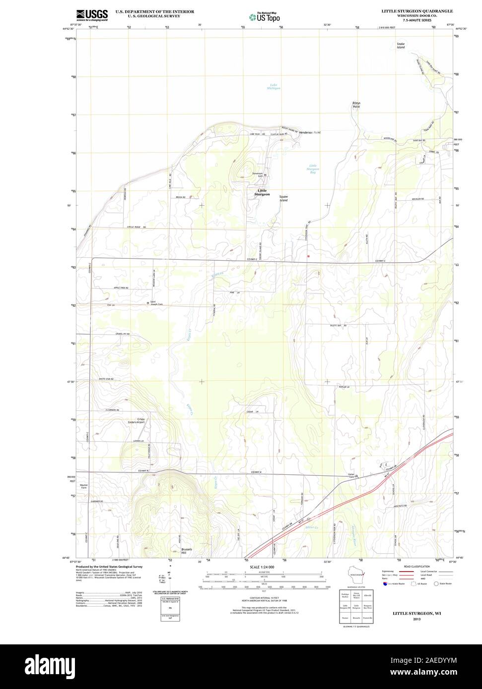 WI Little Sturgeon 20130624 TM Restoration Stock Photo Alamy