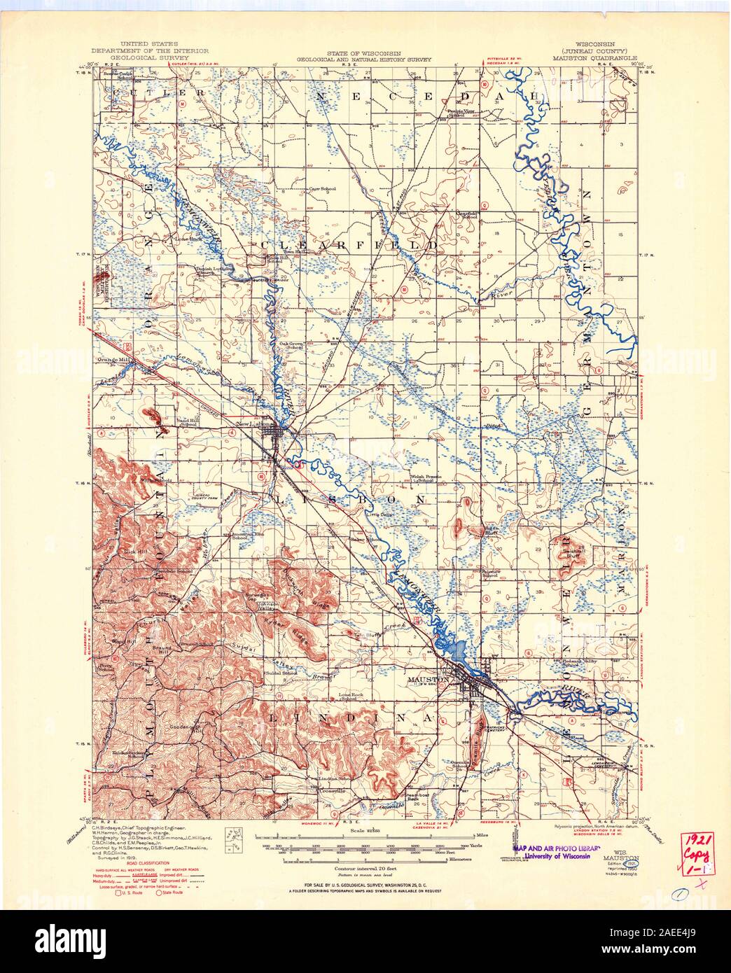 WI Mauston 503377 1921 62500 Restoration Stock Photo Alamy