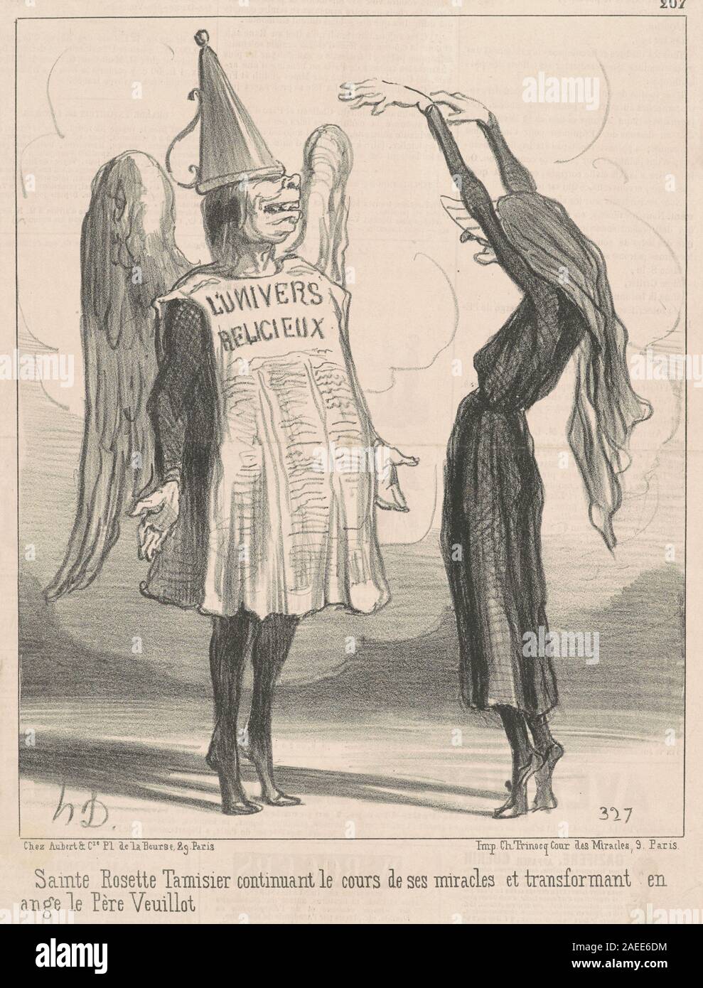 Honoré Daumier, Sainte Rosette Tamisier , 19th century Sainte Rosette