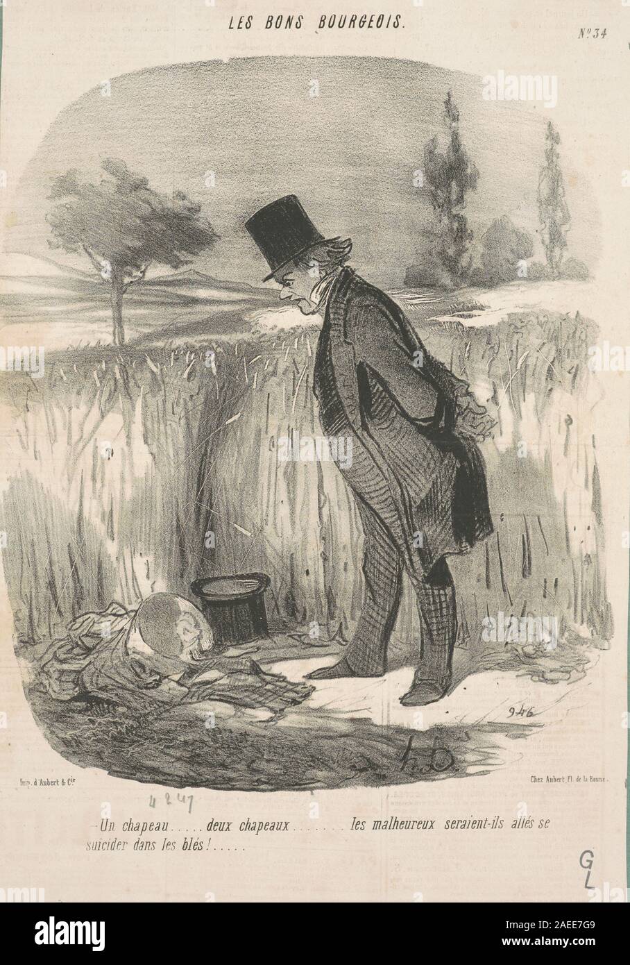 Honoré Daumier, Un chapeau deux chapeaux les malheureux , 19th century Un  chapeau ... deux chapeaux ... les malheureux ...; 19th century date Stock  Photo - Alamy