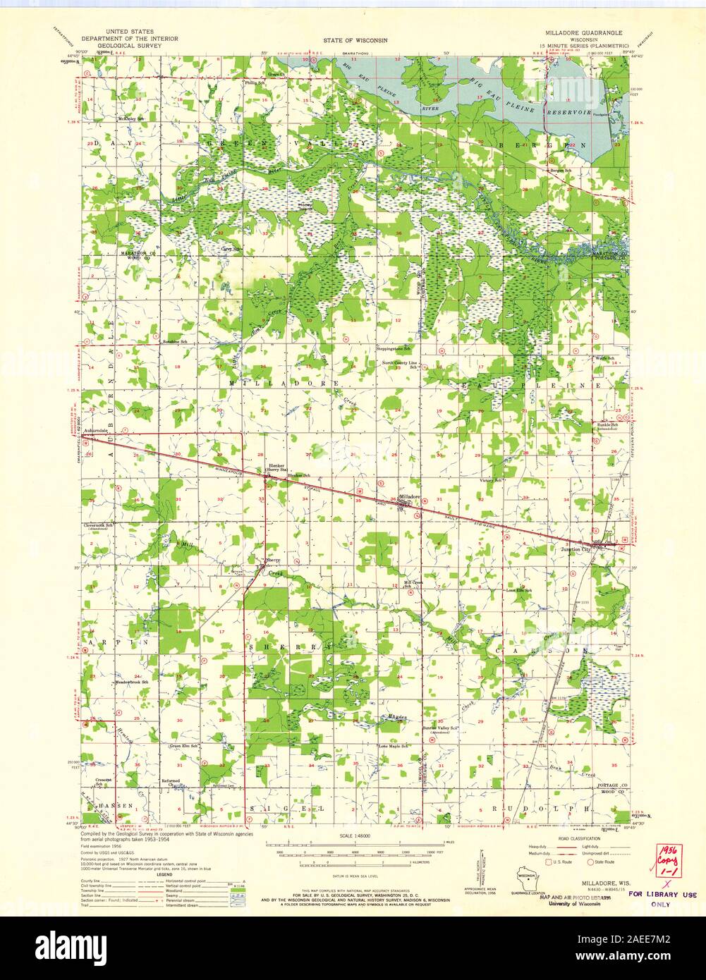 Milladore map hires stock photography and images Alamy