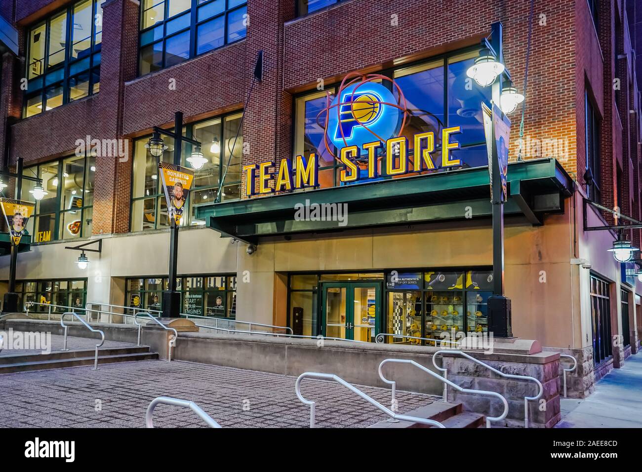 Bankers Life Fieldhouse is an indoor arena located in Downtown