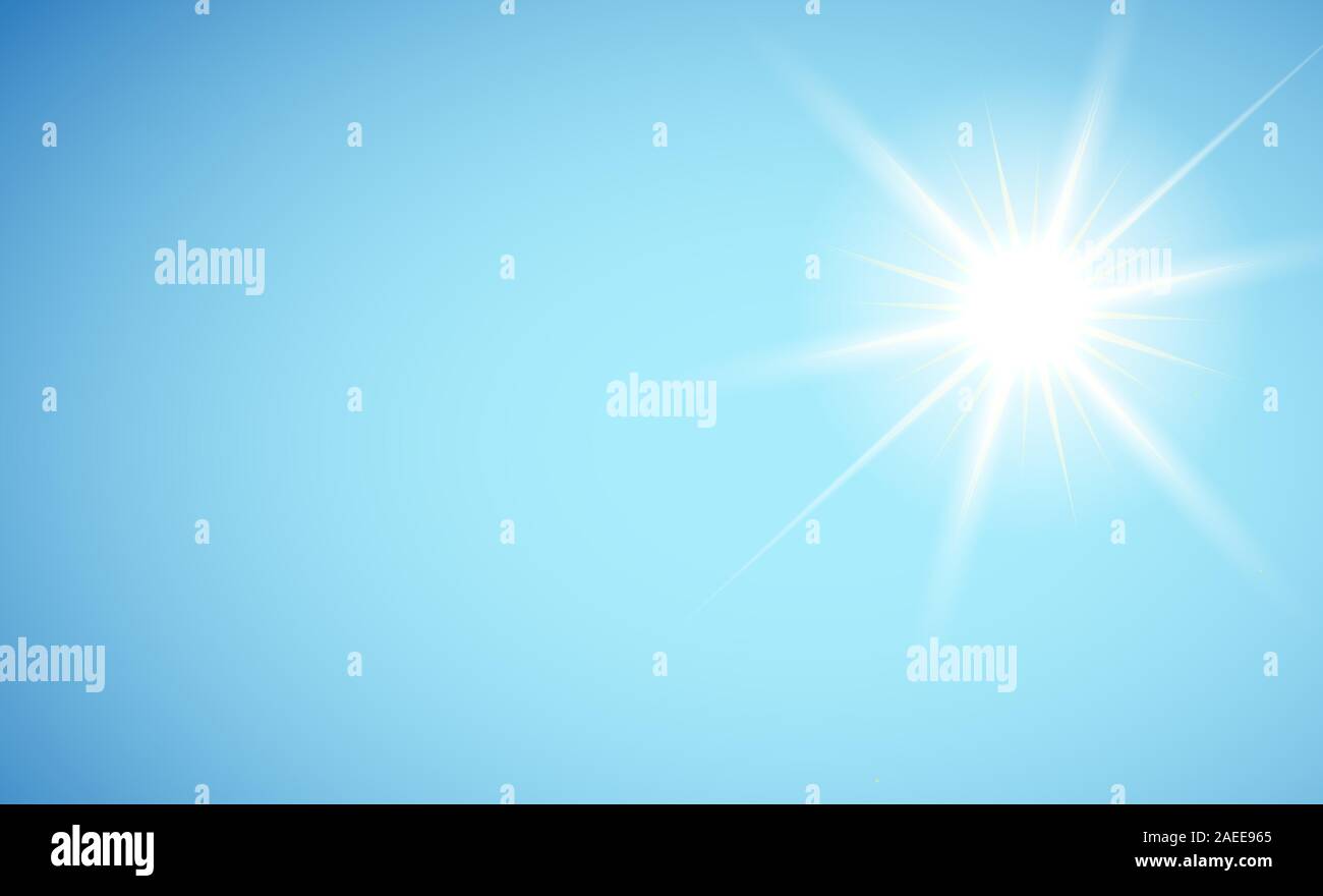 Shining clear sky Stock Vector Images Alamy