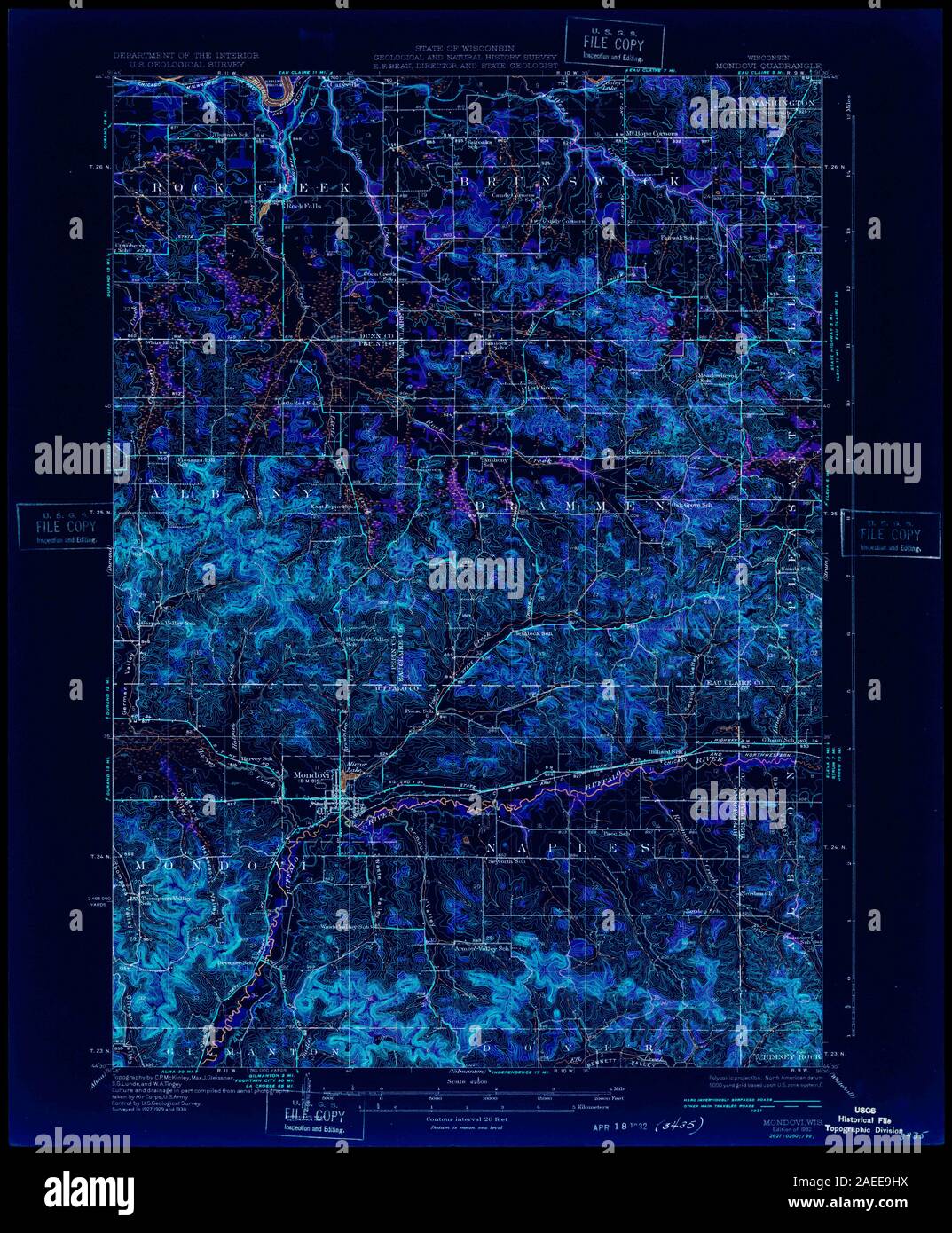 Mondovi map hires stock photography and images Alamy