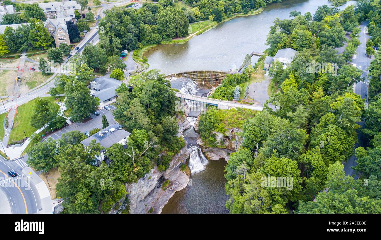 Triphammer Falls, Cornell University, Ithica, NY, USA Stock Photo Alamy