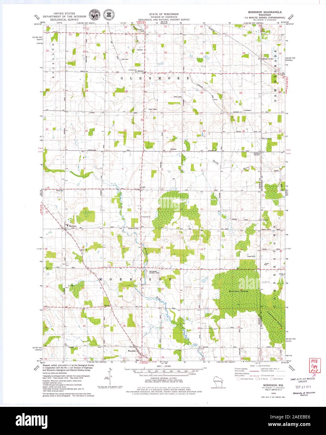 WI Morrison 500952 1978 24000 Restoration Stock Photo Alamy