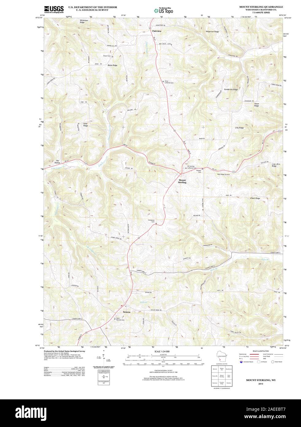 Mount sterling map Cut Out Stock Images & Pictures Alamy